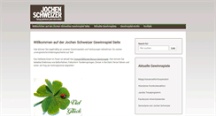Desktop Screenshot of gewinnspiel.jochen-schweizer.de