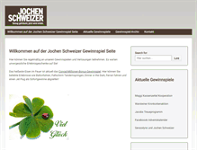 Tablet Screenshot of gewinnspiel.jochen-schweizer.de